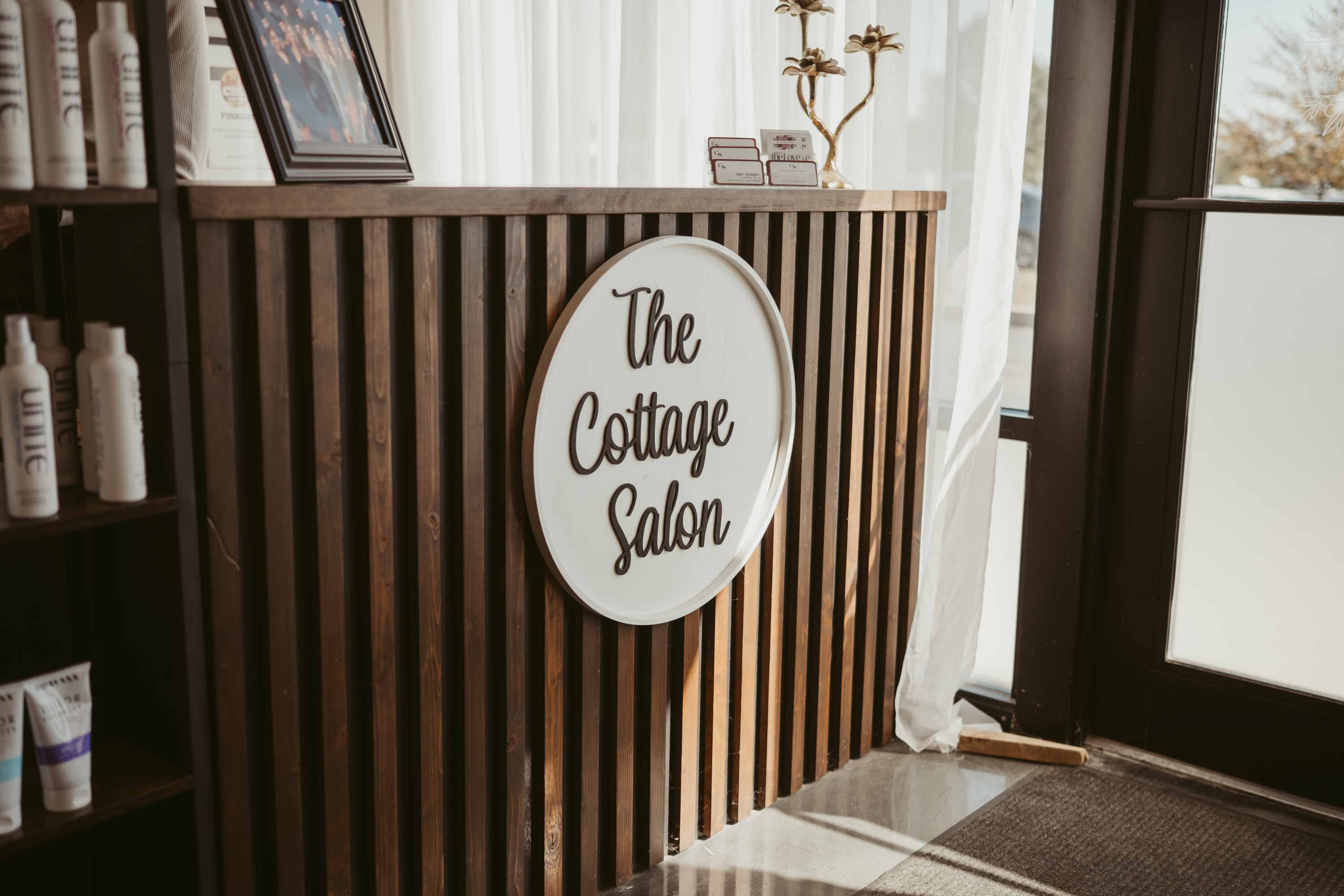 Cottage Salon front desk